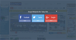 Desktop Screenshot of guneygazetesi.com
